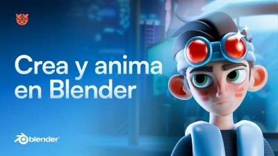 Crea y anima personajes, en Blender
