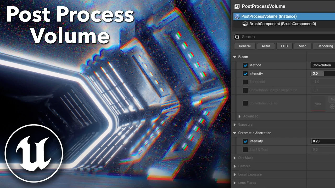 Unreal Engine 5 Beginner Tutorial Part 10: Post Process Volume - CGI ...