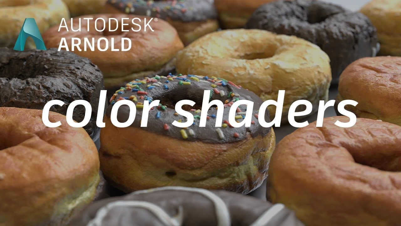 Arnold tutorial - How to use the color shaders in MtoA