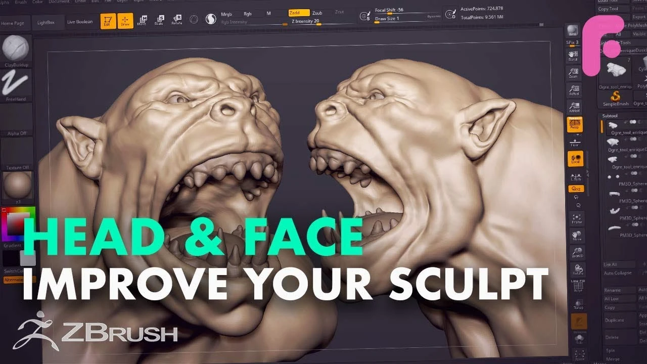 Improving Your Face Sculpting - Top ZBrush Sculpting Tips - CGI Academy Hub
