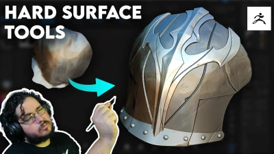 Zbrush HardSurface Sculpting Armor / Tools and Workflows