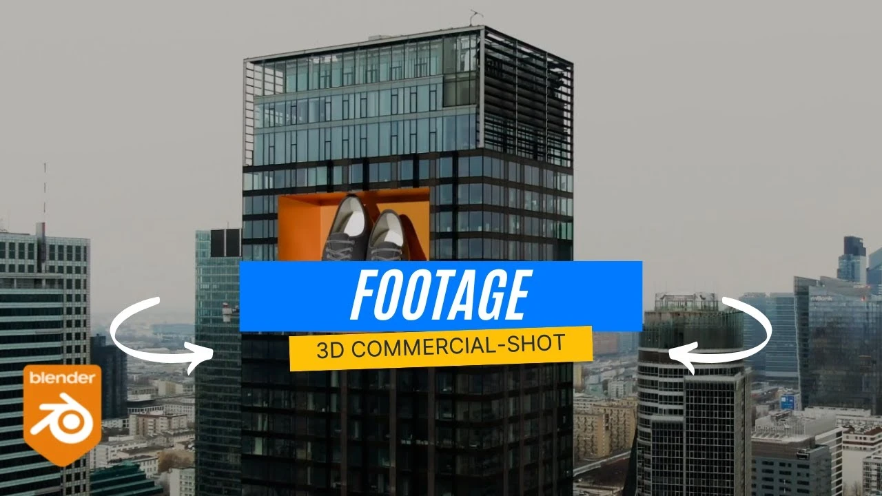 Cinematic 3D Marketing Shot from Simple Footage (CGI Workflow)