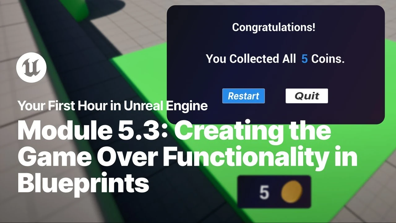 Creating the Game Over Functionality in Blueprints
