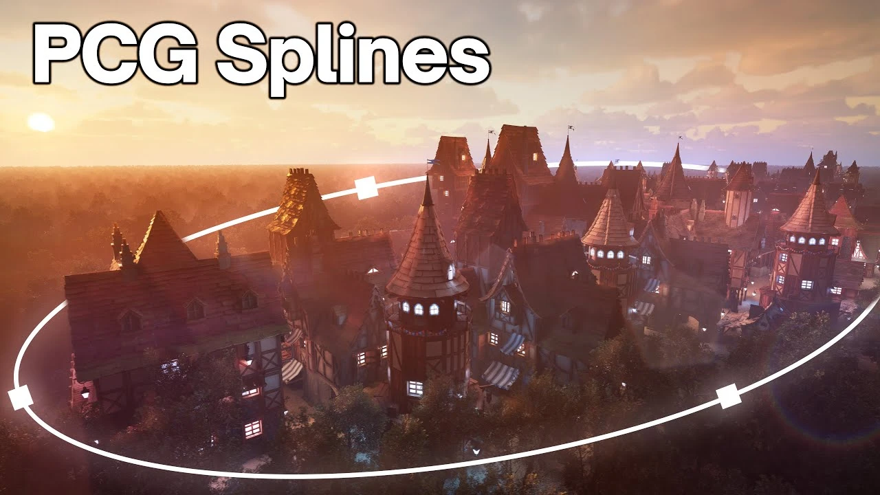 Create Entire Cities Automatically With PCG Splines! Procedural Content ...