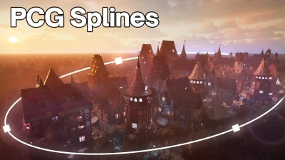 Create Entire Cities Automatically With PCG Splines! Procedural Content Generation in Unreal Engine
