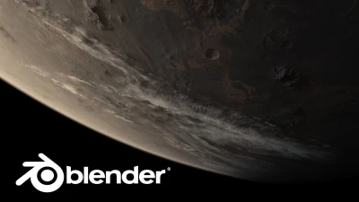 How I created a barren world in Blender 3D