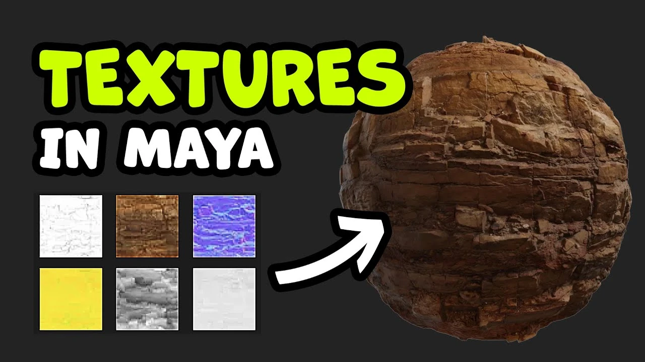 Cómo añadir Texturas en Maya - Introducción a Hypershade y Mapas PBR ...