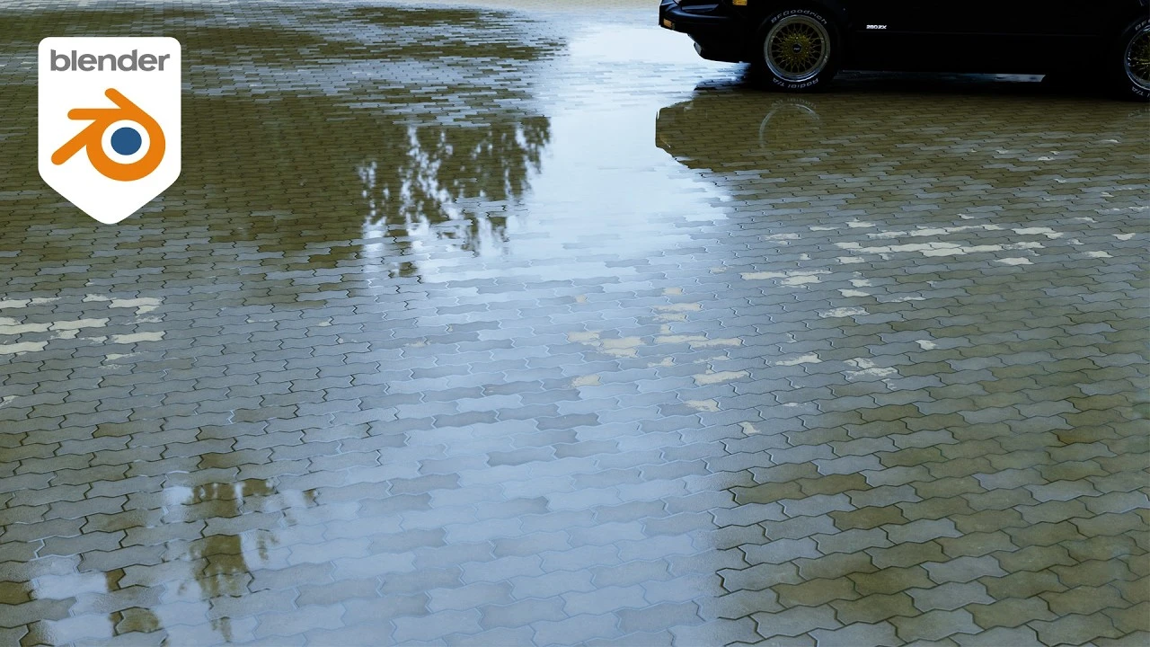 Blender Tutorial: Photorealistic Puddles