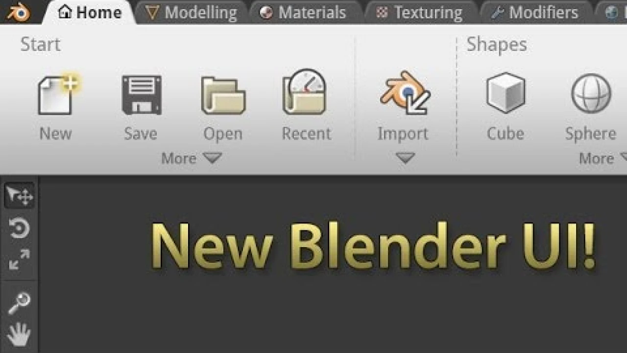 New Blender UI - The Proposal