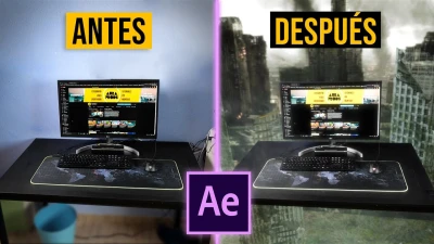 ✅Efecto CIUDAD APOCALÍPTICA con After Effects sencillo (Extensión de set)