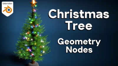 Creating a Christmas Tree using Geometry Nodes 🎄 (Blender Tutorial)
