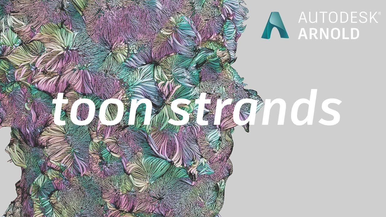 Arnold tutorial - Render Bifrost strands with the Arnold toon shader in MtoA