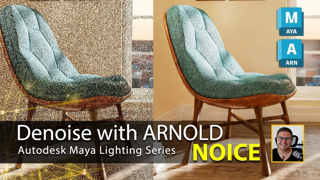 Denoise with Arnold (NOICE) in Maya