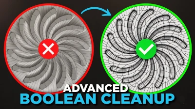 BOOLEAN CLEANUP in Blender is EASY