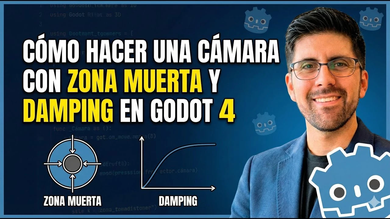 ¡Domina la Cámara con Zona Muerta y Damping en Godot 4! Tutorial Paso a Paso 🚀