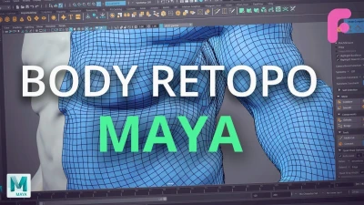 How to Retopologize the Body in Maya