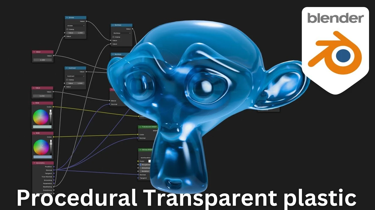 Creating Realistic Transparent Plastic in Blender – 100% Procedural ...