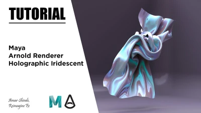 Holographic Iridescent In Maya And Arnold Renderer - Tutorial