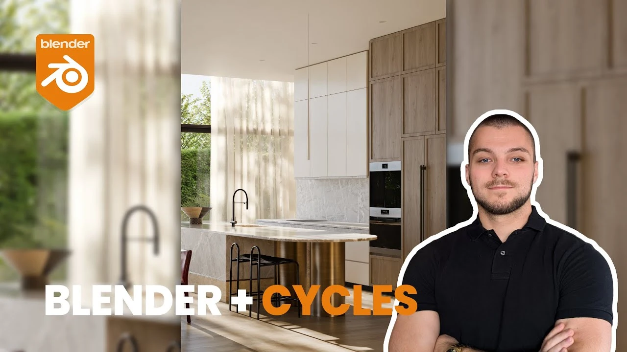 How to Make a Realistic Interior in Blender (New Technique)