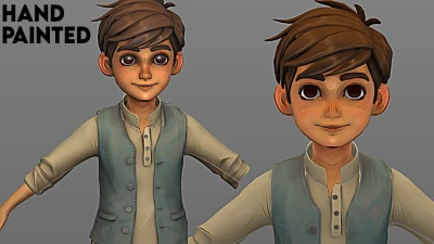 Stylized hand-painted texturing | Game character - New stylised filter substance painter