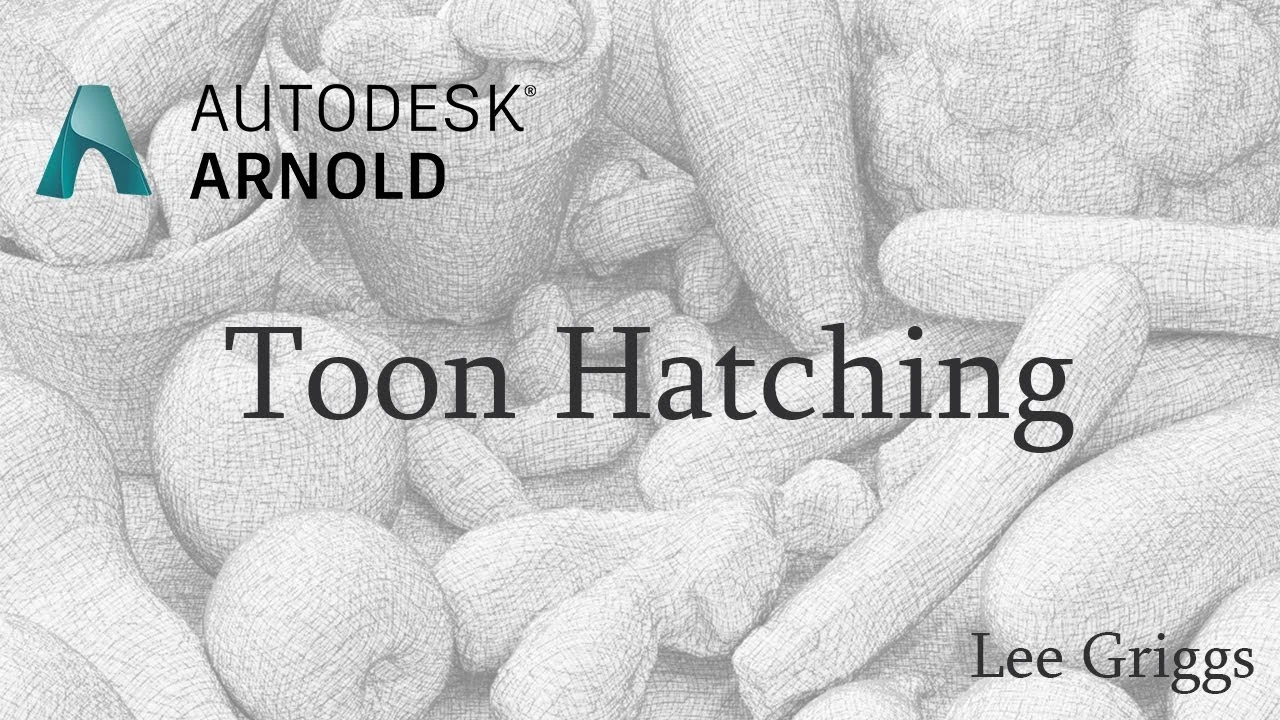 Arnold tutorial - Toon hatching shading in MtoA