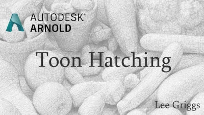 Arnold tutorial - Toon hatching shading in MtoA
