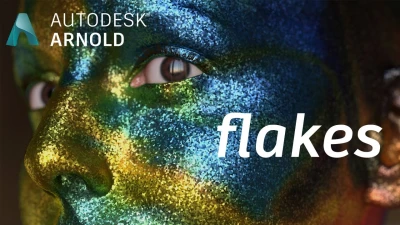 Arnold tutorial - Using the flakes shader in MtoA