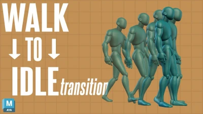 How I Make Transition Animations for Games: Walk to Idle Animation Tips and Techniques!