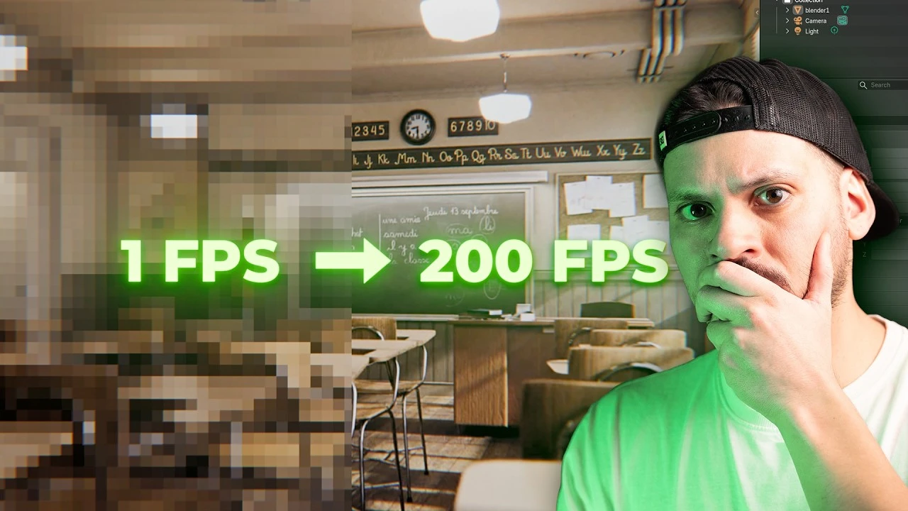 Así es DLSS en Blender, Estoy sin Palabras