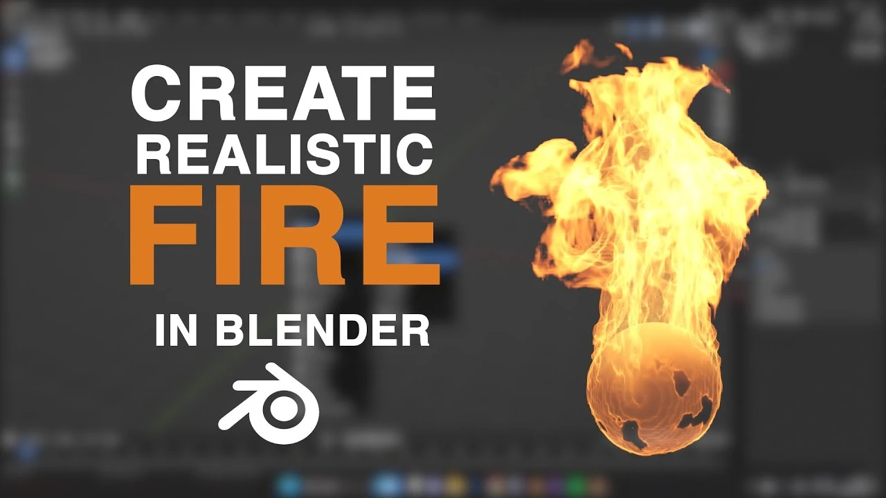Realistic Fire Tutorial in Blender! #blender3d - CGI Academy Hub