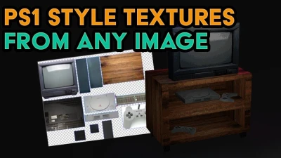 PS1 Style Texturing & 3D Modelling Tutorial | Blender & Texture Ripper Walkthrough