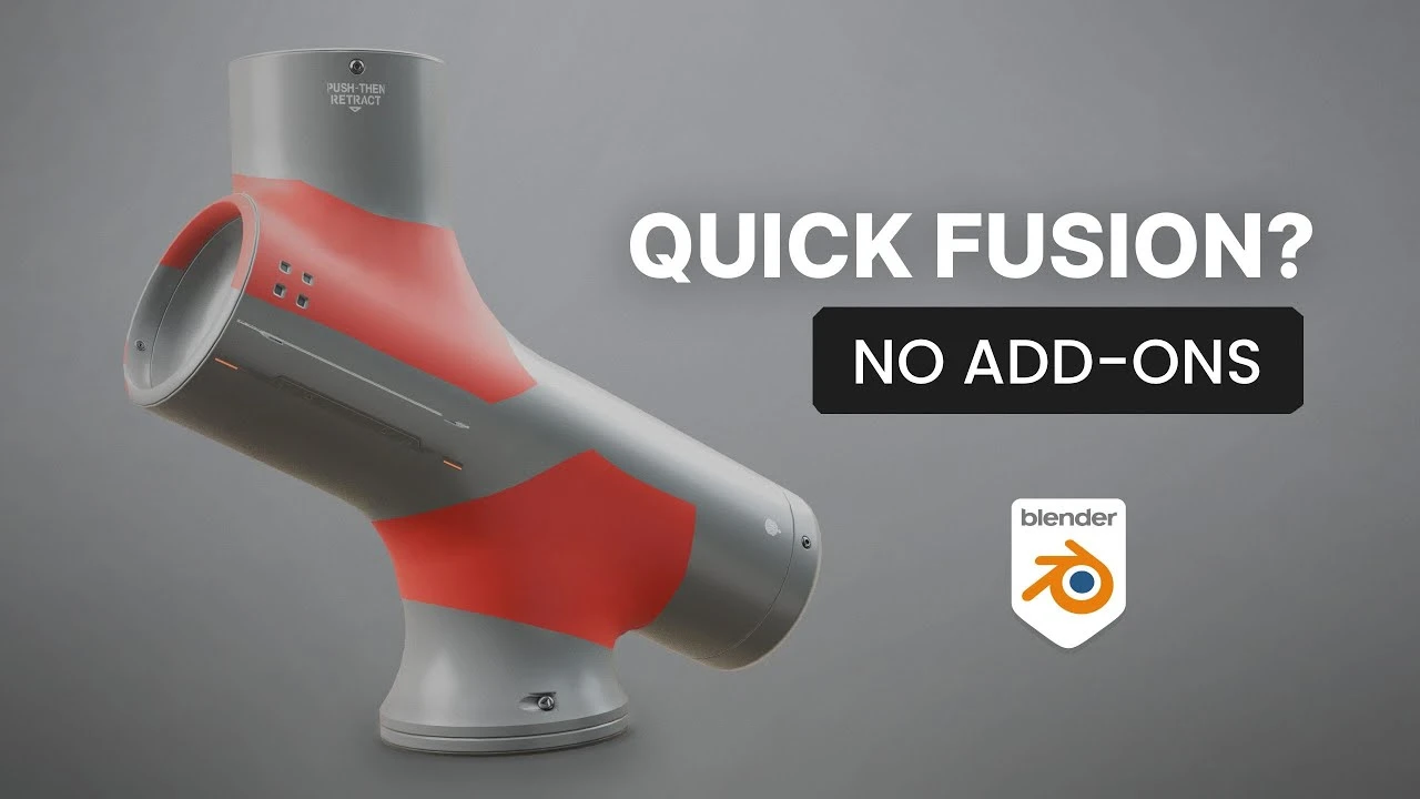 Smoothly Merge Two Shapes in Blender (No Add-ons)