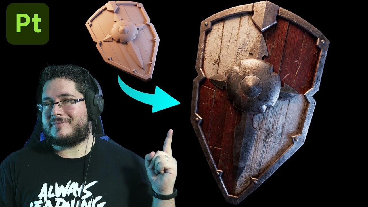 Maya Medieval Shield Tutorial Part 2: Texturing