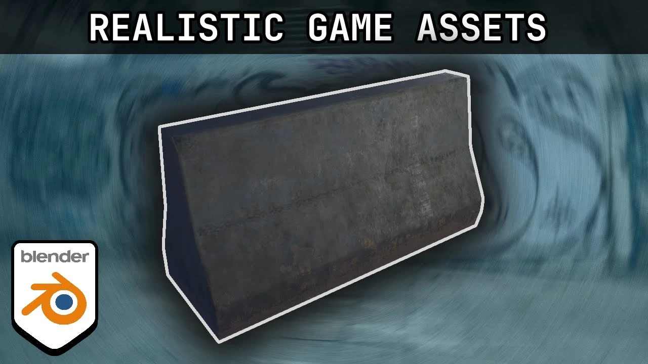 How to make realistic game assets in blender.