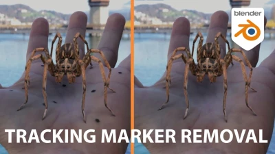 Remove Tracking Markers from any Footage with Blender