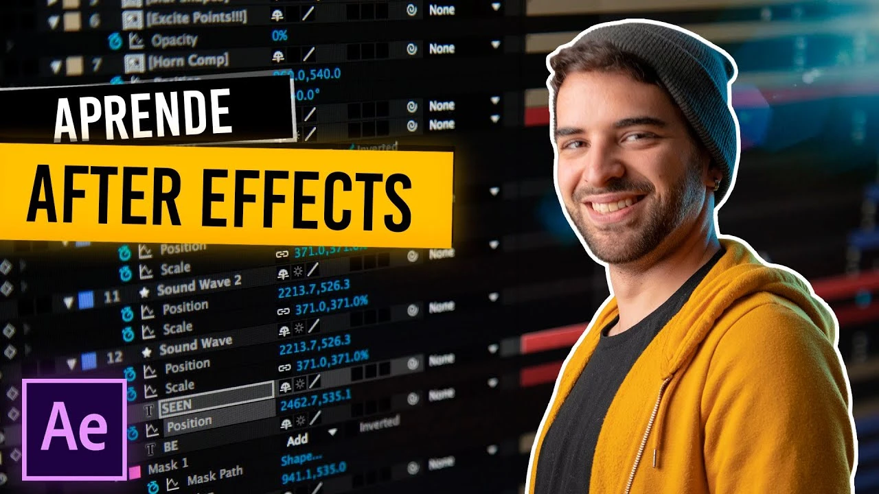 🎁Curso Adobe After Effects: De cero a artista de efectos visuales!