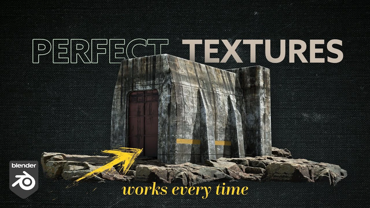 Perfect Textures in Blender - Works Every Time