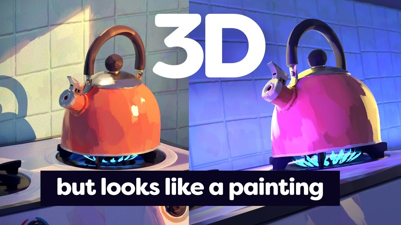 Lograr que la animación 3D parezca pictórica (es más fácil de lo que crees)