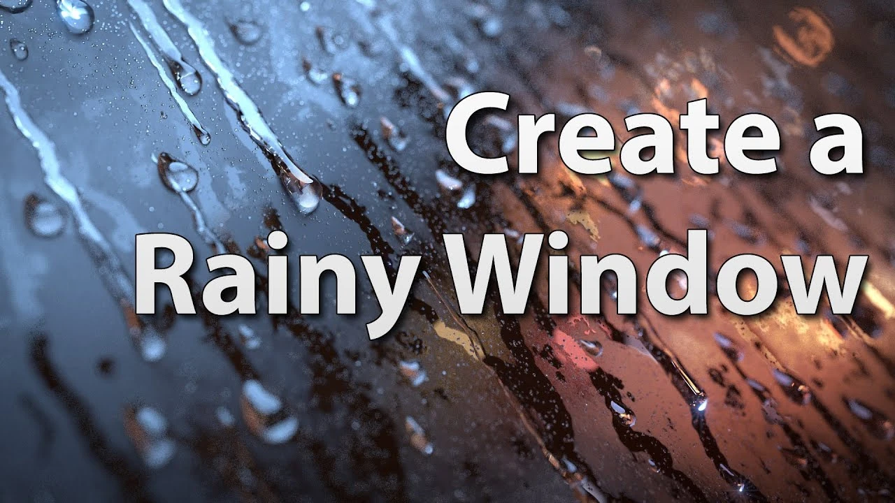 How to Make a Rainy Window in Blender