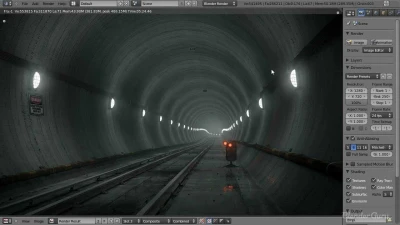 Create an Underground Subway Scene in Blender - Part 1 of 2