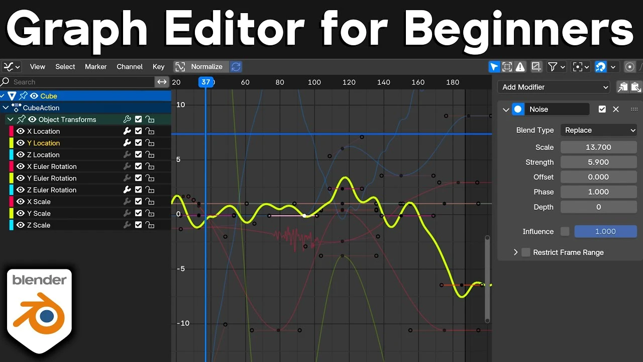 How to Use the Graph Editor for Beginners (Blender Tutorial) - CGI ...