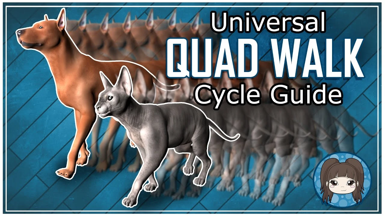 HOW TO ANIMATE QUADRUPED WALK CYCLES - Universal Tutorial + Maya ...