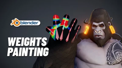 My secret Blender weights painting & skinning trick you will love!