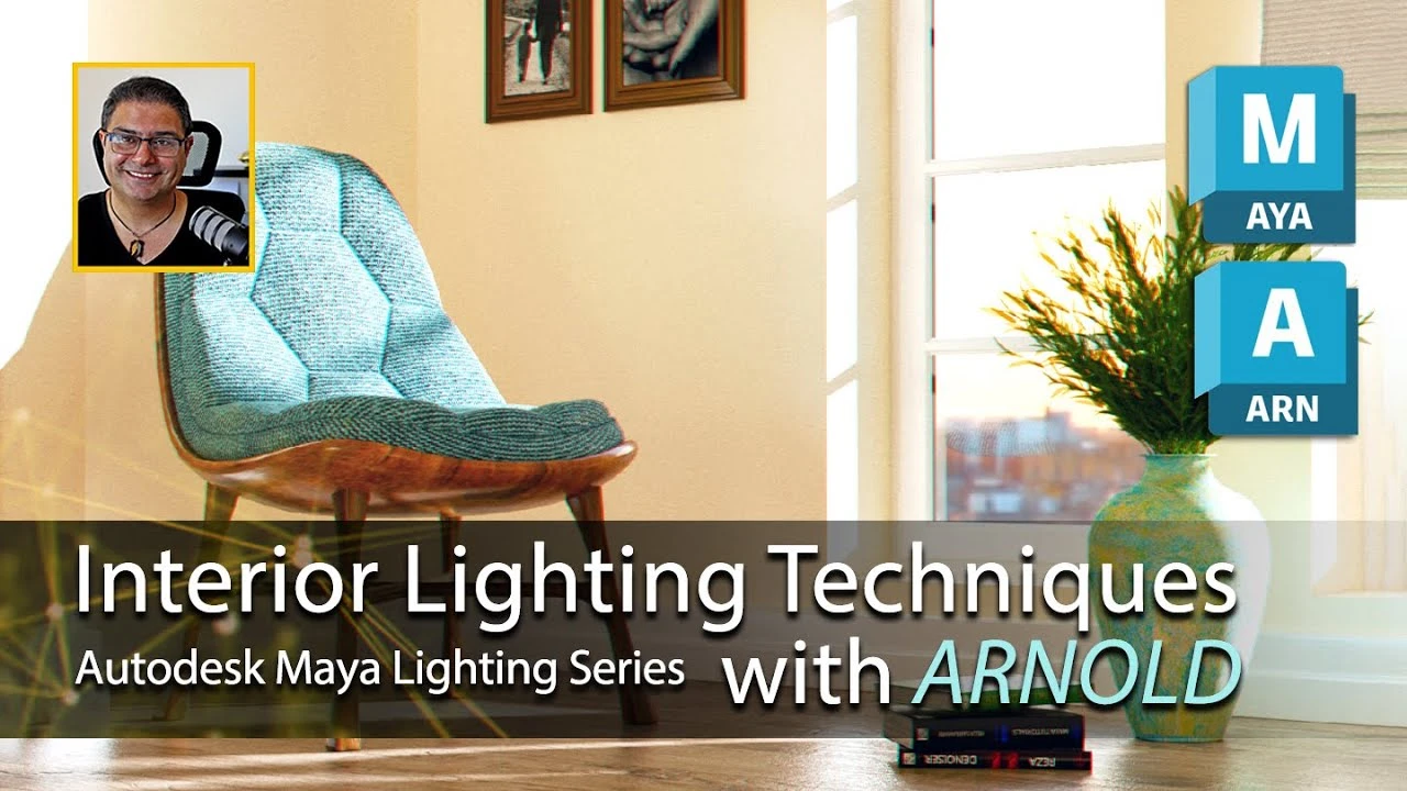 Interior Lighting Techniques in Maya