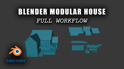 Blender Modular House Tutorial | Full Workflow Step-by-Step