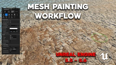 NEW Mesh Painting in UE5.5 & 5.6! Stack Multiple Textures Like a Pro