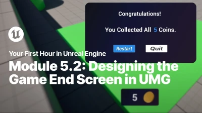 Designing the Game End Screen in UMG