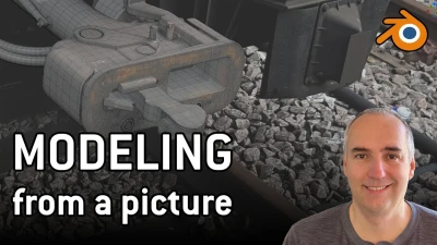 Modeling from an image using fSpy in Blender (or others)