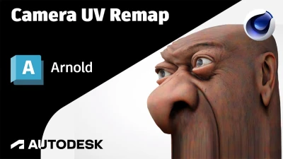Arnold Tutorial - Camera UV Remap in Cinema 4D