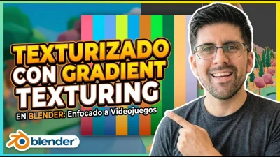 Texturizado con Gradient Texturing en Blender enfocado a Videojuegos ⭐ ⭐ ⭐ ⭐ ⭐
